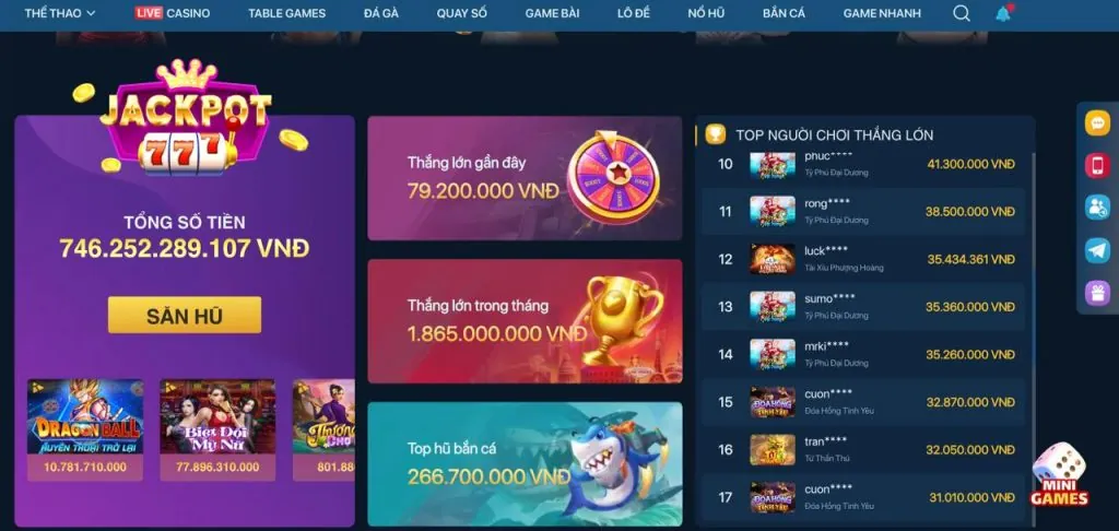 Thưởng nạp tiền cwin333 app